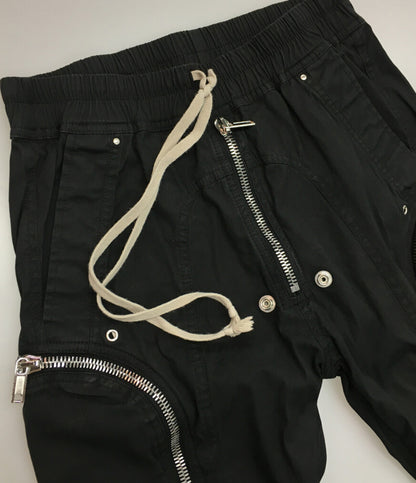リックオウエンス カーゴパンツ ブラック RU01E5377-TE BAUHAUS CARGO 25SS メンズ SIZE 46 RICK OWENS