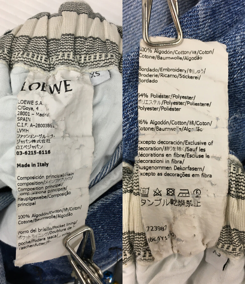 ロエベ デニムバミューダショーツ パンツ h664y11x05 レディース SIZE XS LOEWE