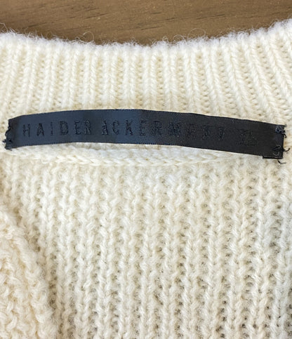 HAIDER ACKERMANN 長袖カーディガン 切替 ニット レディース SIZE - ハイダーアッカーマン
