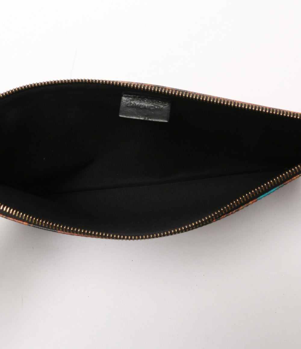 ジバンシィ セカンドバッグ ピーコック 総柄 メンズ GIVENCHY