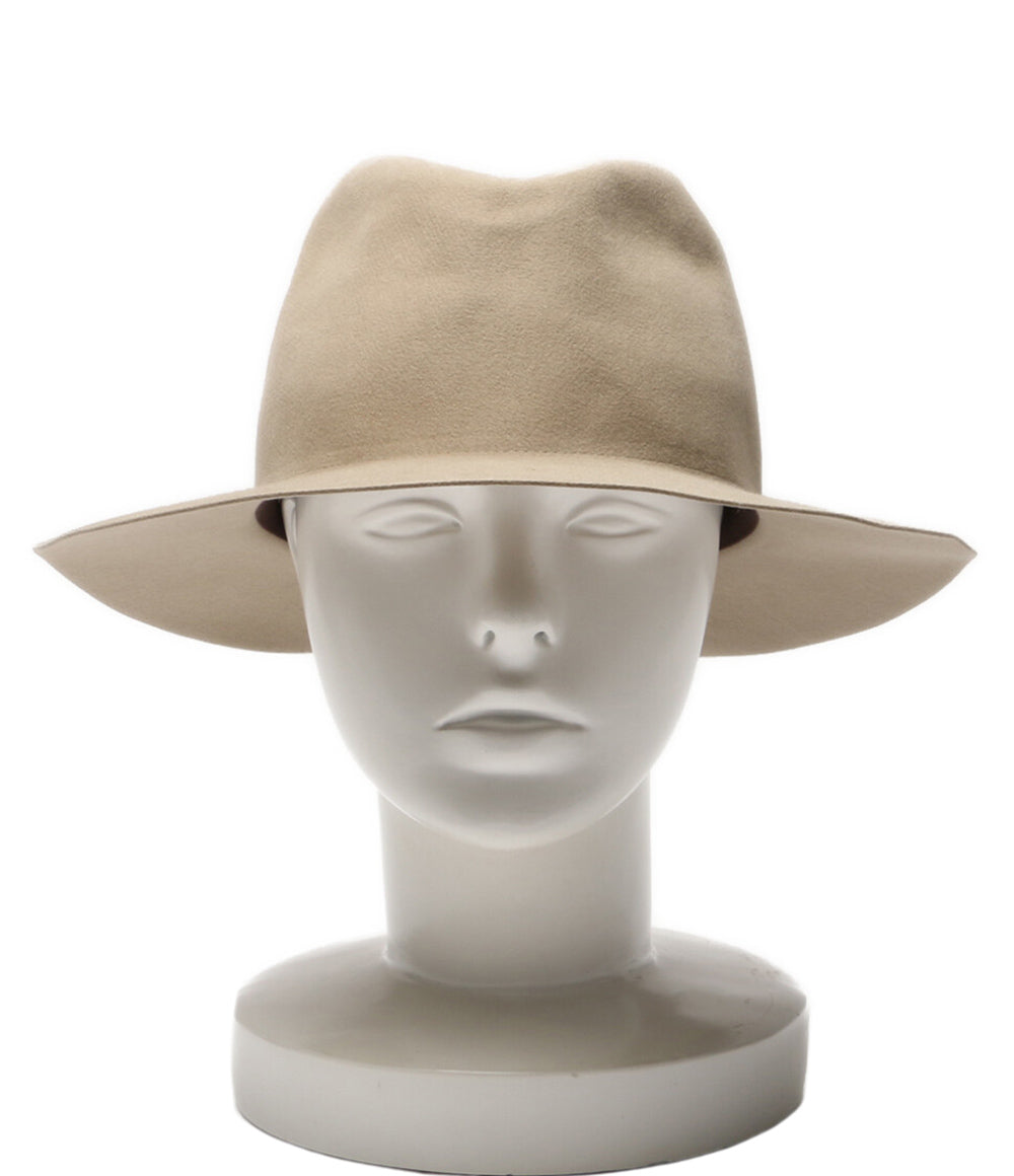 キジマタカユキ 美品 ハット BEAVER HAIR FELT HAT EW-202002 メンズ SIZE 1 KIJIMA TAKAYUKI