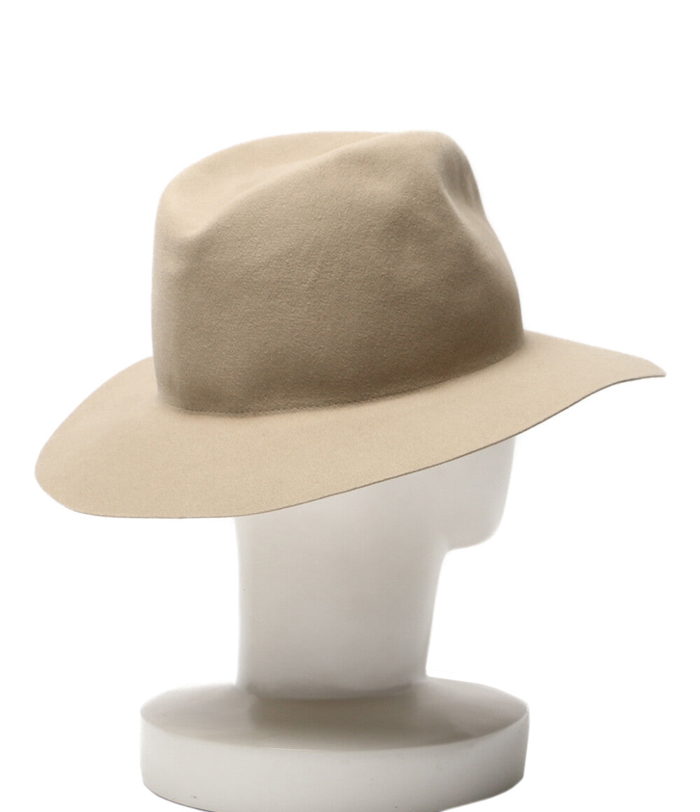 キジマタカユキ 美品 ハット BEAVER HAIR FELT HAT EW-202002 メンズ SIZE 1 KIJIMA TAKAYUKI