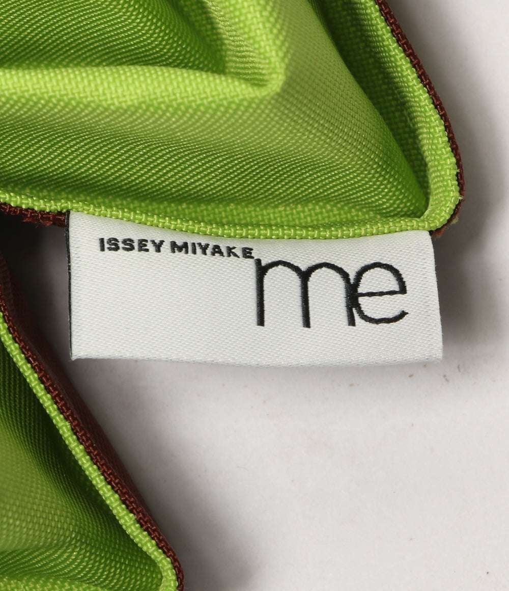 イッセイミヤケ 美品 トートバッグ fruits pleats bag kiwi レディース ISSEY MIYAKE
