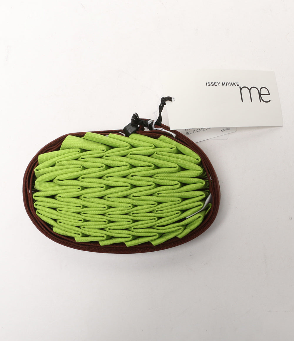 イッセイミヤケ 美品 トートバッグ fruits pleats bag kiwi レディース