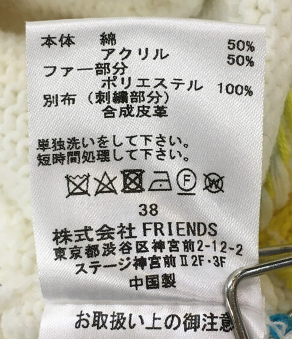 ミュベール カーディガン ネコモチーフ レディース SIZE 38 MUVEIL