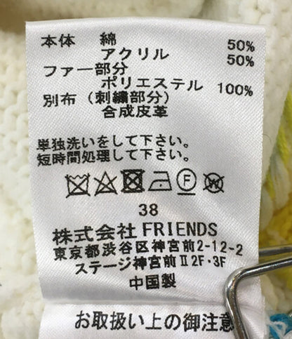 ミュベール カーディガン ネコモチーフ レディース SIZE 38 MUVEIL