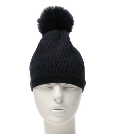 マックスマーラ FOXファーニット帽 レディース MAX MARA