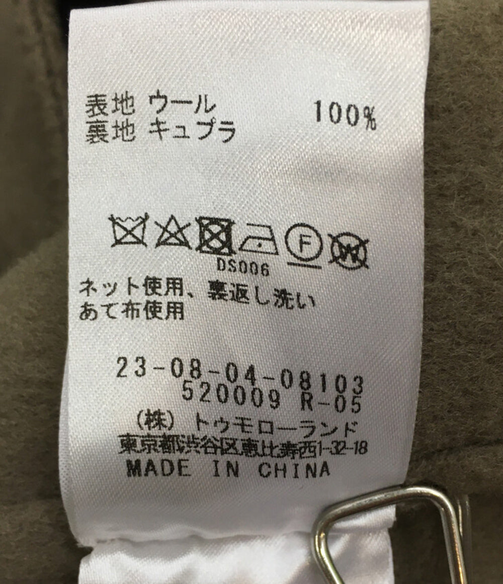 ギャルリーヴィー ウールダブルフェイスコート ショート ノーカラー レディース SIZE 36 GALERIE VIE