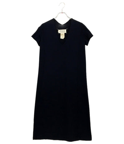 Maison Margiela 半袖ワンピース s51ct0487 ネイビー レディース SIZE S メゾンマルジェラ
