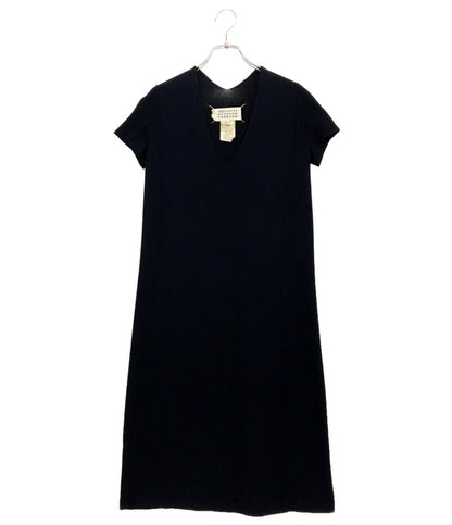 Maison Margiela 半袖ワンピース s51ct0487 ネイビー レディース SIZE S メゾンマルジェラ