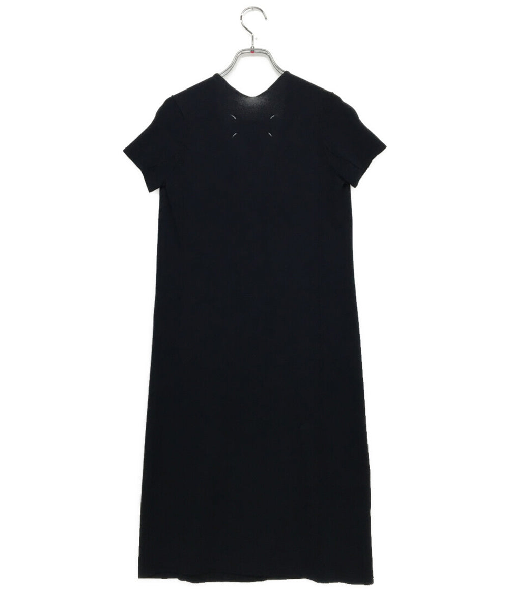 Maison Margiela 半袖ワンピース s51ct0487 ネイビー レディース SIZE S メゾンマルジェラ