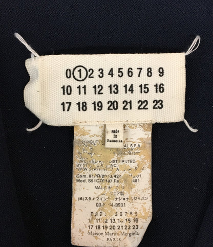 Maison Margiela 半袖ワンピース s51ct0487 ネイビー レディース SIZE S メゾンマルジェラ