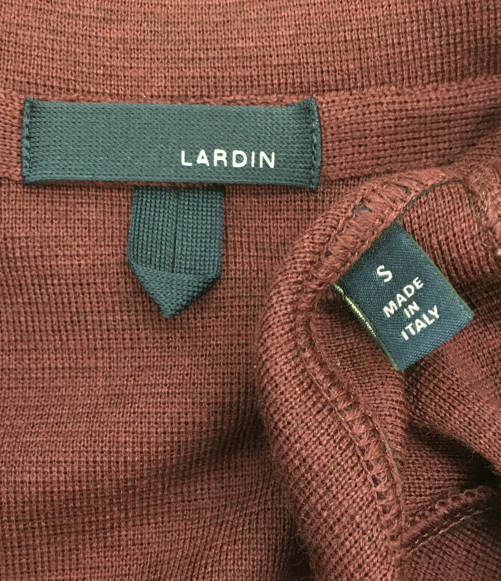 ラルディーニ ニットジャケット ボルドー JULJM57 メンズ SIZE S LARDINI