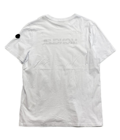 モンクレール 半袖Ｔシャツ ホワイト フロントロゴ H20918C00008 メンズ SIZE L MONCLER