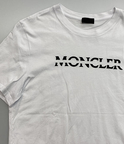 モンクレール 半袖Ｔシャツ ホワイト フロントロゴ H20918C00008 メンズ SIZE L MONCLER