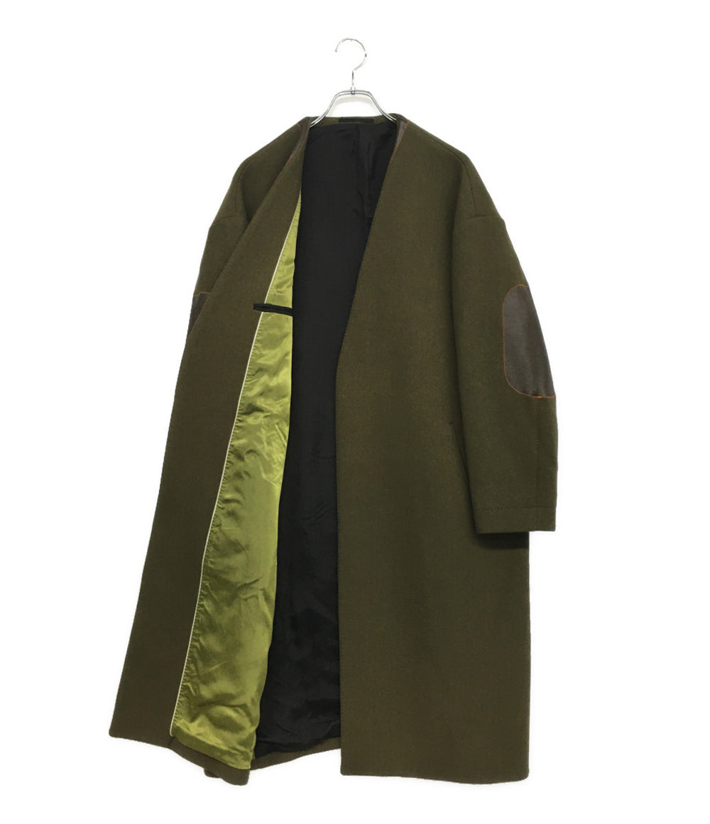 ユナイテッドトウキョウ ノーカラーコート メルトン super180s メンズ