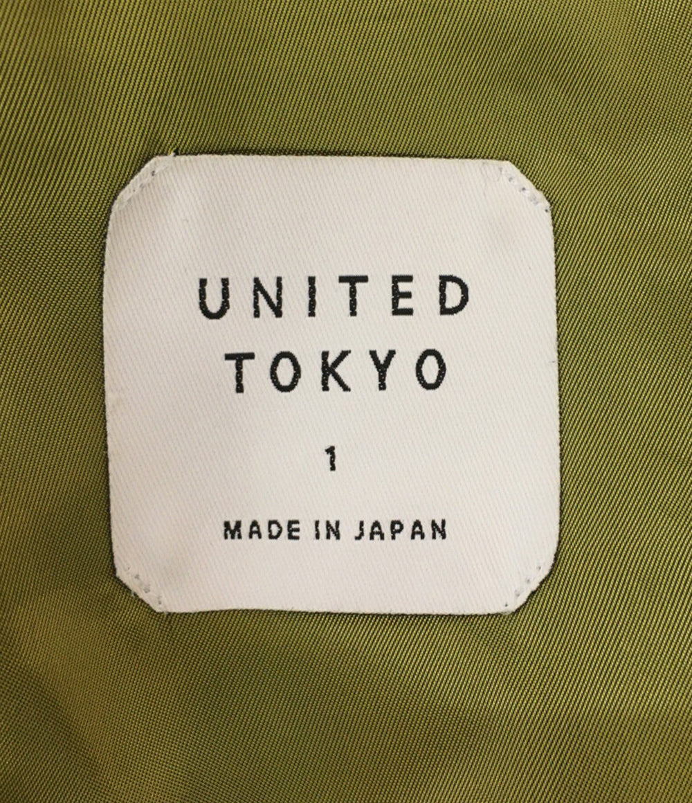 ユナイテッドトウキョウ ノーカラーコート メルトン super180s メンズ