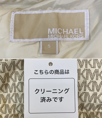 マイケルコース 総柄ダウンジャケット フード レディース SIZE S MICHAEL KORS