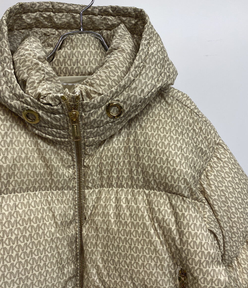 マイケルコース 総柄ダウンジャケット フード レディース SIZE S