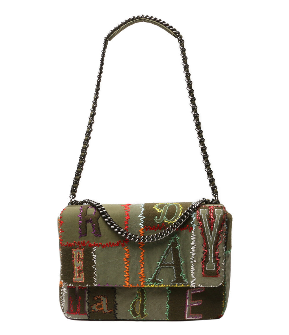 レディメイド ショルダーバッグ パッチワークビッグチェインバッグ 22ss レディース READYMADE