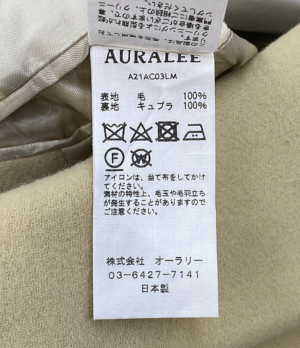 オーラリー チェスターコート アイボリー A21AC03LM レディース SIZE - Auralee
