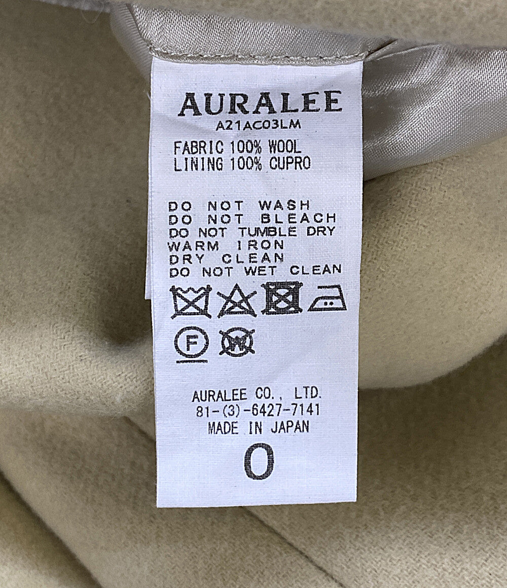 オーラリー チェスターコート アイボリー A21AC03LM レディース SIZE