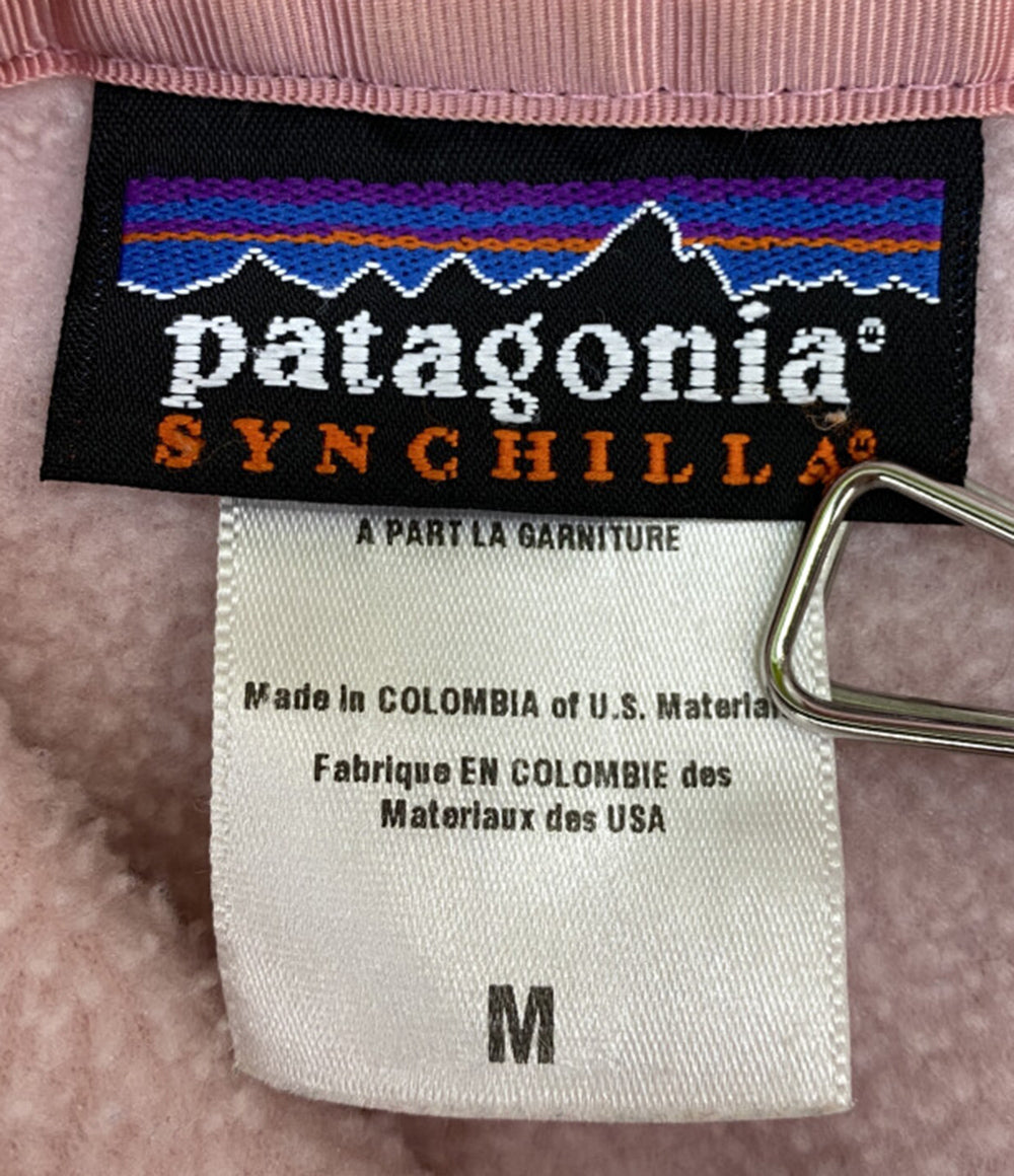 パタゴニア フリースプルオーバー シンチラ スナップT ピンク 25450F5 レディース SIZE M Patagonia