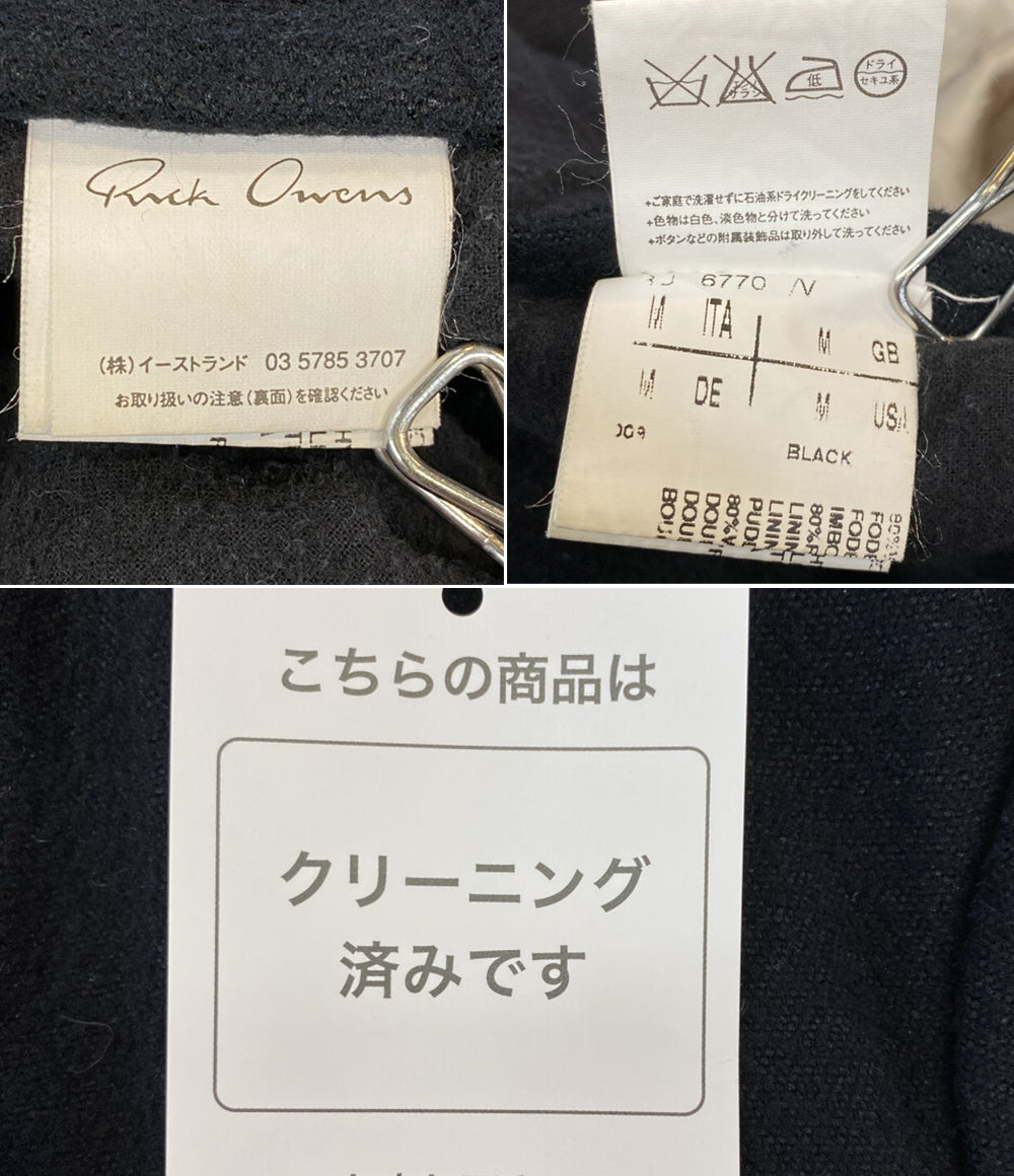 Rick Owens ジャケット ブラック メンズ SIZE M リックオウエンス