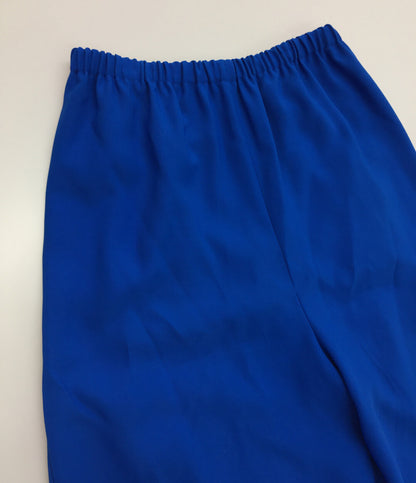 エンフォルド 美品 イージーパンツ ブルー レディース SIZE 38 ENFOLD