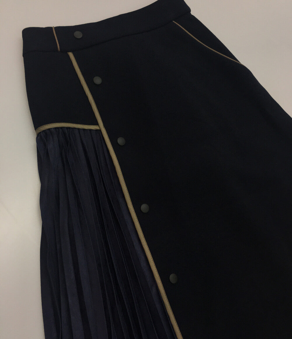 美品 ラリアムー スカート ネイビー 2314832 レディース SIZE 38 Lallia M'u