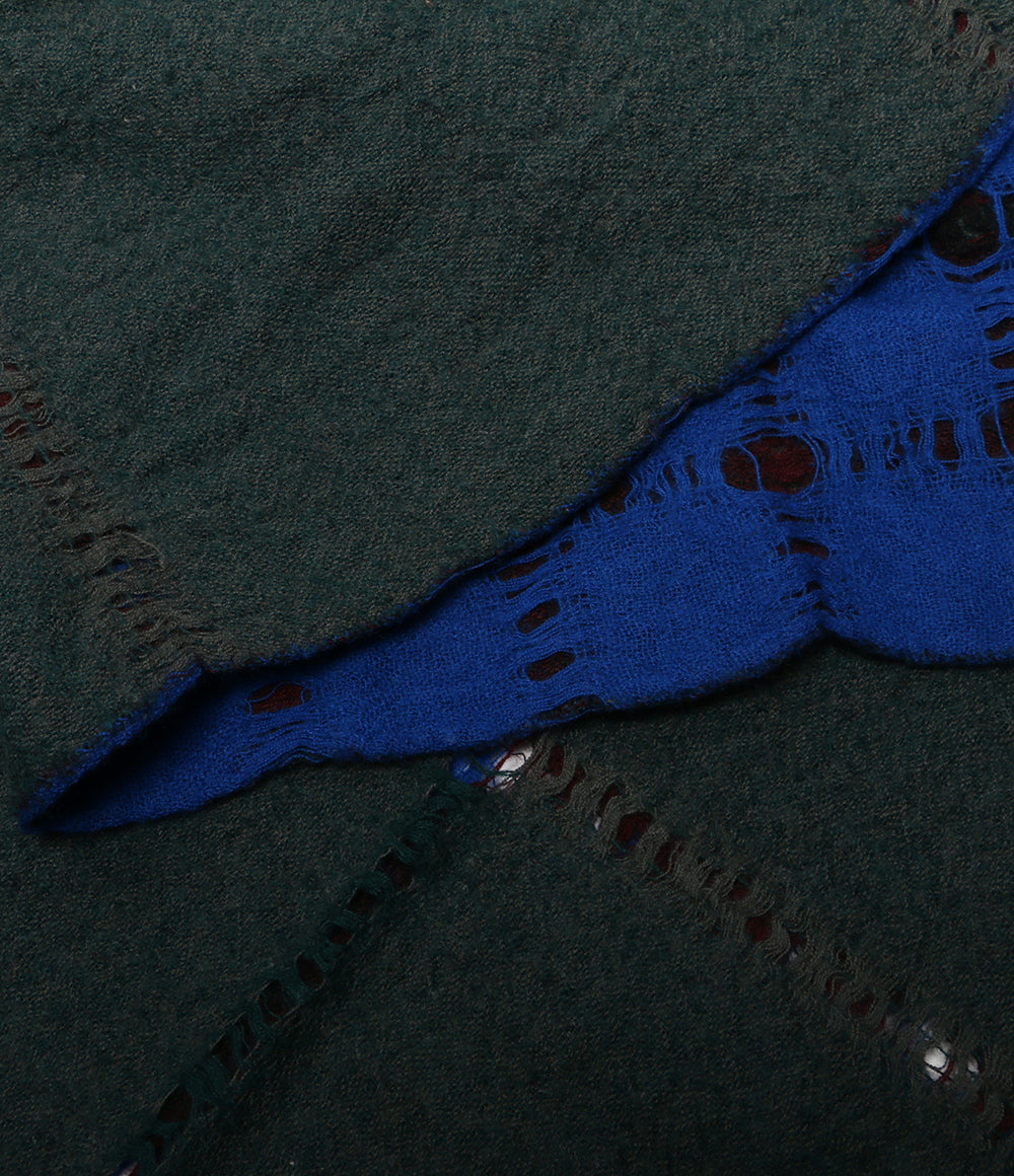 ワイズ ストール ブルー グリーン YV-L02-191 レディース Y's