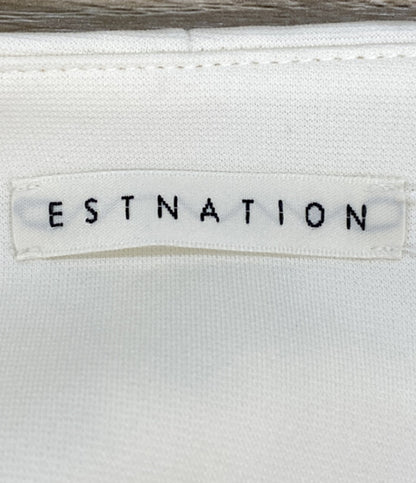 エストネーション カシュクールジャケット ホワイト レディース SIZE 36 ESTNATION