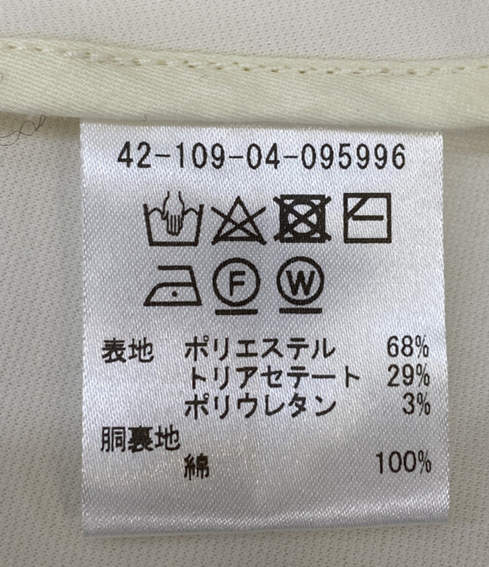 エストネーション カシュクールジャケット ホワイト レディース SIZE 36 ESTNATION