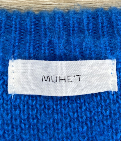 MUHET ミュエータ 長袖ニット ブルー レディース SIZE M