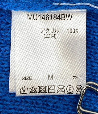 MUHET ミュエータ 長袖ニット ブルー レディース SIZE M