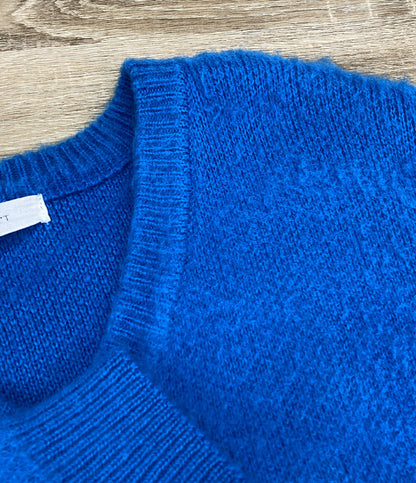 MUHET ミュエータ 長袖ニット ブルー レディース SIZE M