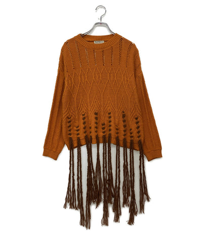 KIKISIX キキシックス フリンジニット レディース SIZE M