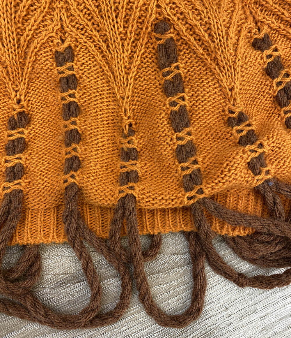 KIKISIX キキシックス フリンジニット レディース SIZE M