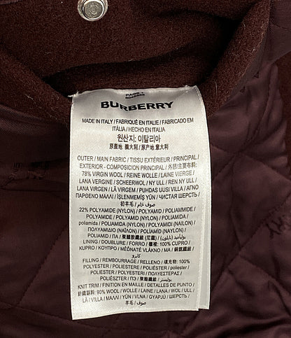 バーバリーロンドン スタジャン 21AW ボルドー ロゴパッチ 8045532 メンズ SIZE 44 BURBERRY LONDON ENGLAND