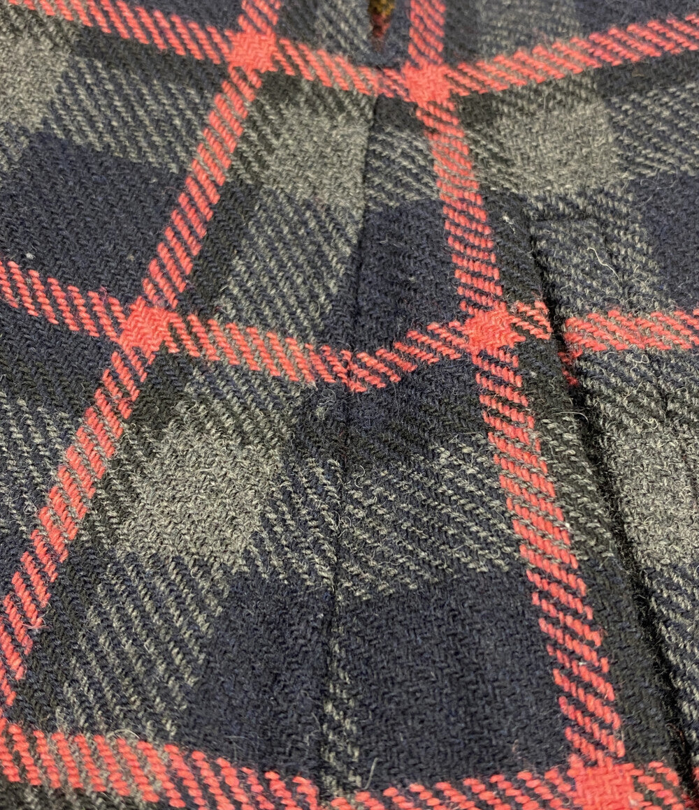 Drawer リバーシブルラップスカート チェック 6524-299-1228 レディース SIZE 36 ドゥロワー