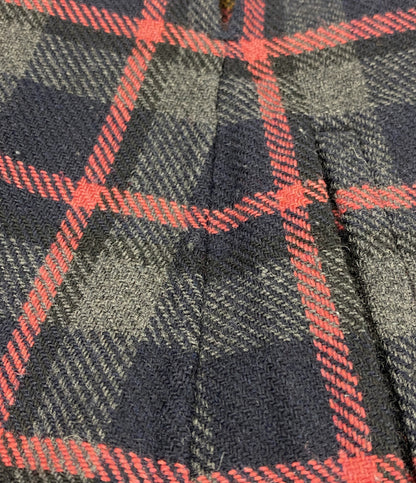 Drawer リバーシブルラップスカート チェック 6524-299-1228 レディース SIZE 36 ドゥロワー