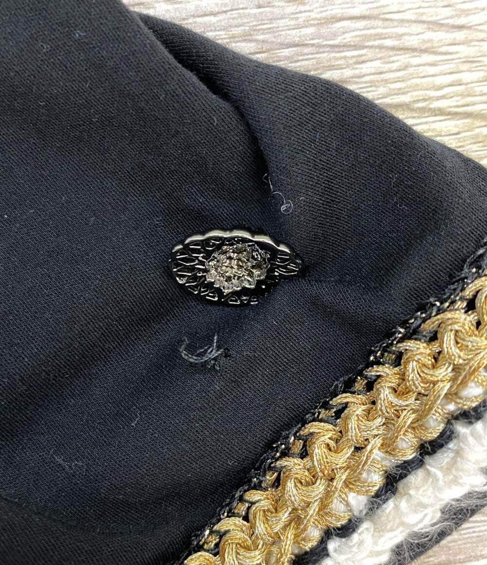 シャネル ツイードネックTシャツ 半袖 P56888V36272 レディース SIZE 36 CHANEL