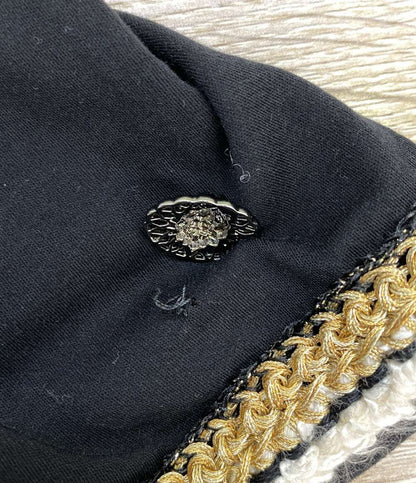 シャネル ツイードネックTシャツ 半袖 P56888V36272 レディース SIZE 36 CHANEL