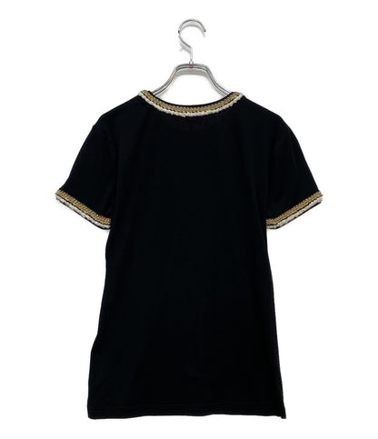 シャネル ツイードネックTシャツ 半袖 P56888V36272 レディース SIZE 36 CHANEL