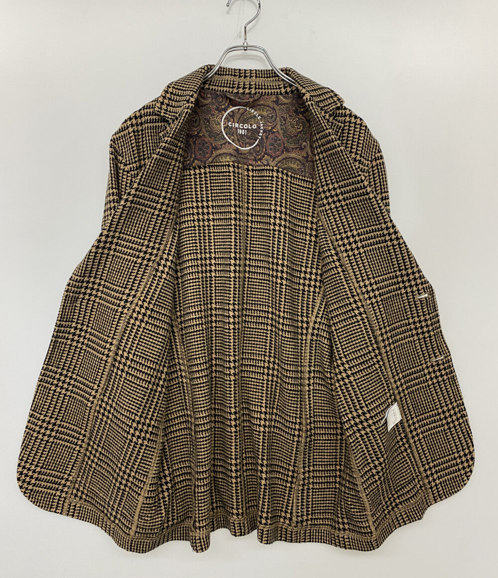 チルコロ1901 テーラードジャケット 千鳥格子 ウール メンズ SIZE 50 CIRCOLO 1901