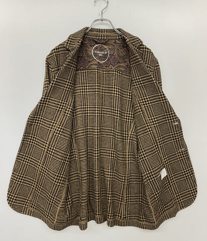 チルコロ1901 テーラードジャケット 千鳥格子 ウール メンズ SIZE 50 CIRCOLO 1901