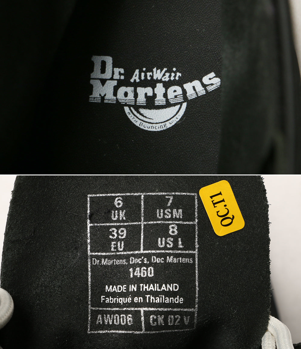 ドクターマーチン 1460 ホワイトステッチ 8ホール ブーツ メンズ SIZE UK6 Dr.Martens