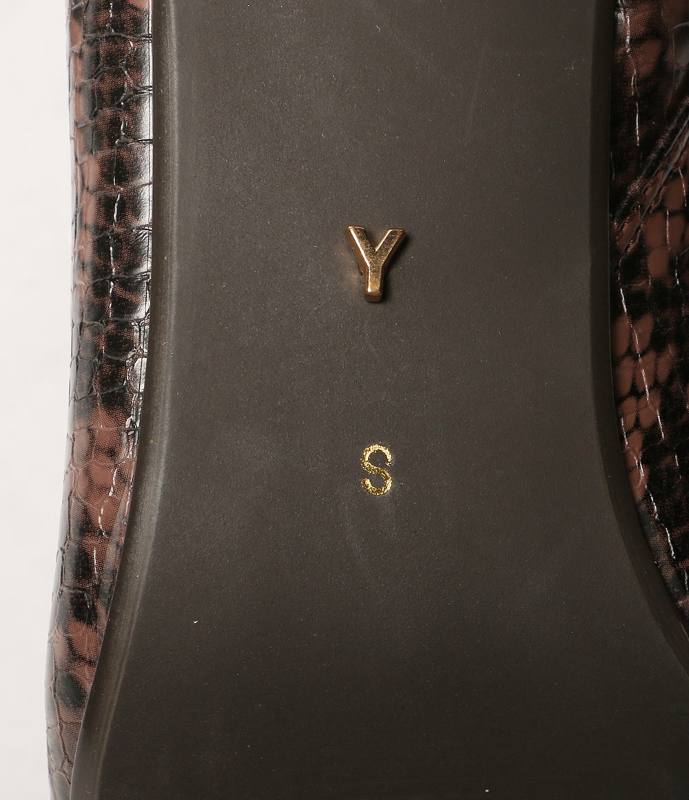 YELLO イエロー パイソンロングブーツ レディース SIZE S