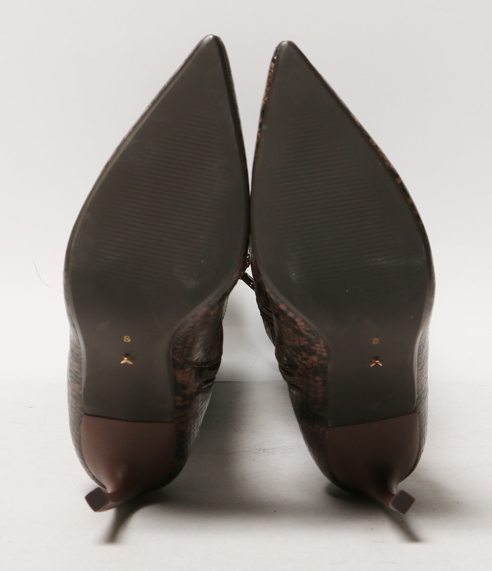 イエロー YELLO ロングブーツ ウエスタン ニーハイ パイソン L ブラウン YELLO イエロー パイソンロングブーツ レディース SIZE S – Rehello by