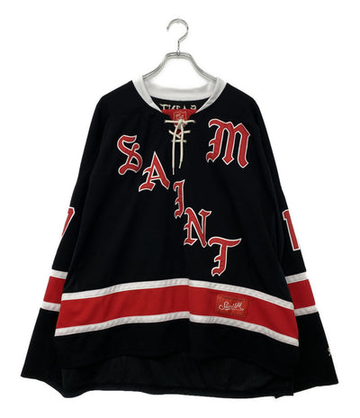 セントマイケル ゲームシャツ LS TEE SM-S23-0000-033 メンズ SIZE S SAINT MICHAEL